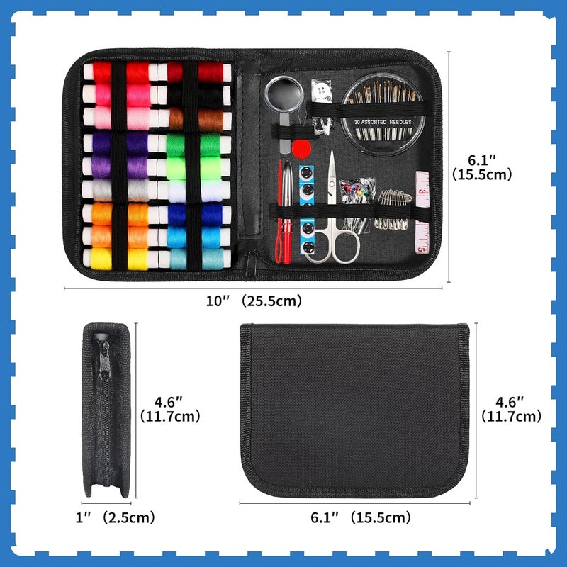 Marcoon Sewing Kit for Adults, Needle and Thread Kit with Sewing Supplies and Accessories Contains Scissors, Measure Tape,Seam Ripper,Suitable for Home, Travel, Beginner, Emergency - Image 5